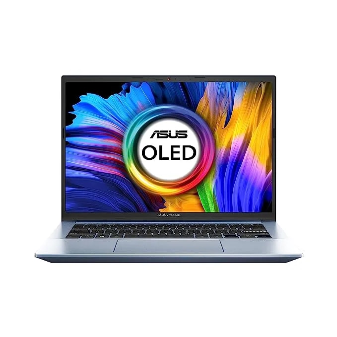 ASUS VIVOBOOK PRO 14 OLED M3400QA-KM502WS (RYZEN 5-5600H/8GB RAM/512GB SSD/14"INCHES/OLED/INTEGRATED GRAPHICS/WINDOWS 11/MS OFFICE 2021/SILVER) image 1