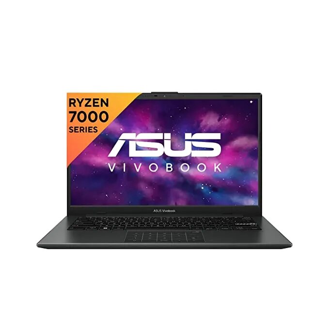 ASUS VIVOBOOK GO 14 E1404FA-NK522WS(RYZEN 5-7520U/8GB RAM/512GB SSD/INTEGRATED GRAPHIC/14"FHD/ALEXA/WINDOWS 11/MS OFFICE 2021/MIXED BLACK) image 1