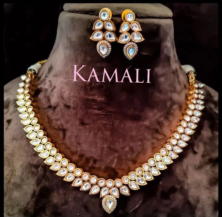 Kundan Necklace Set image 1