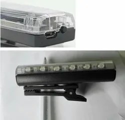 Shoulder Warning Light For Police/Rescue Rechargeable image 1
