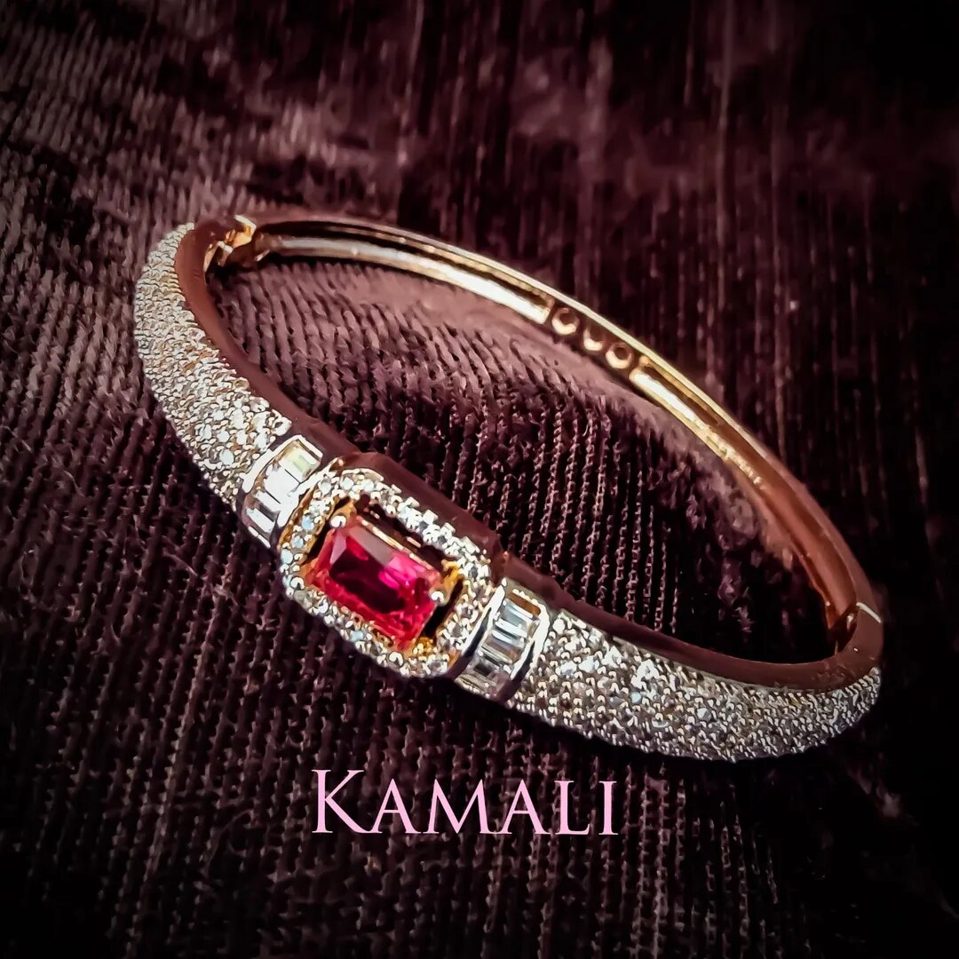 Rose Gold Kada Bracelet image 1