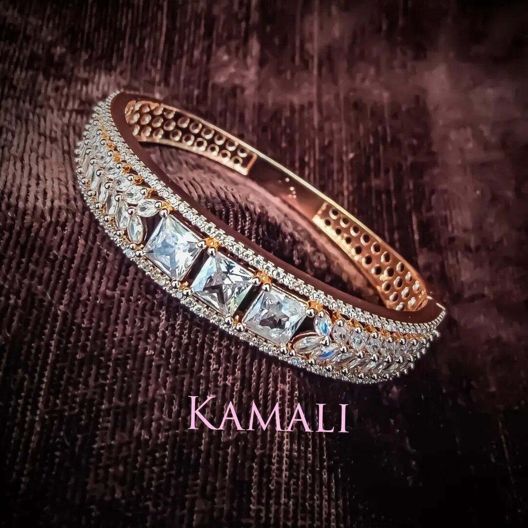 Rose Gold Kada Bracelet image 1