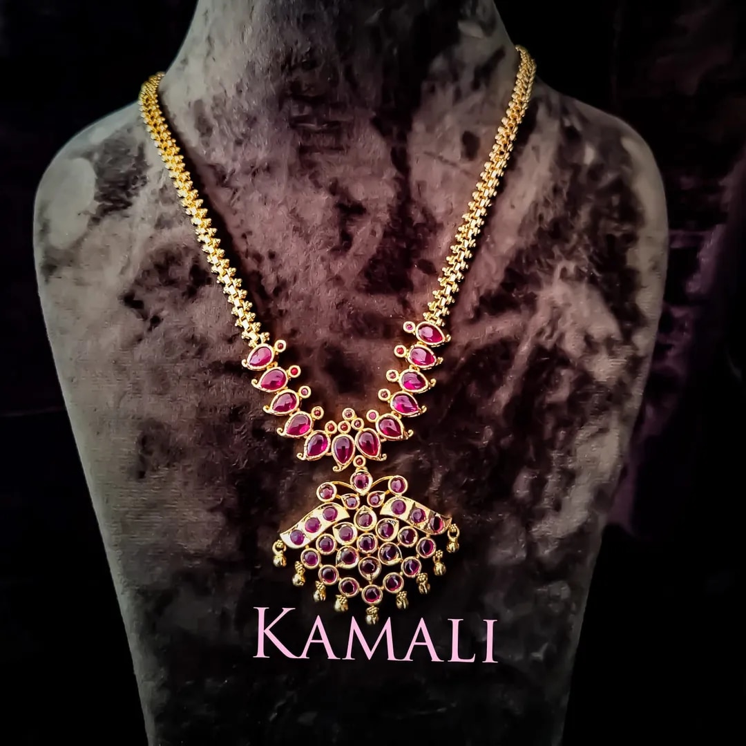 Kempu Necklace Set image 1
