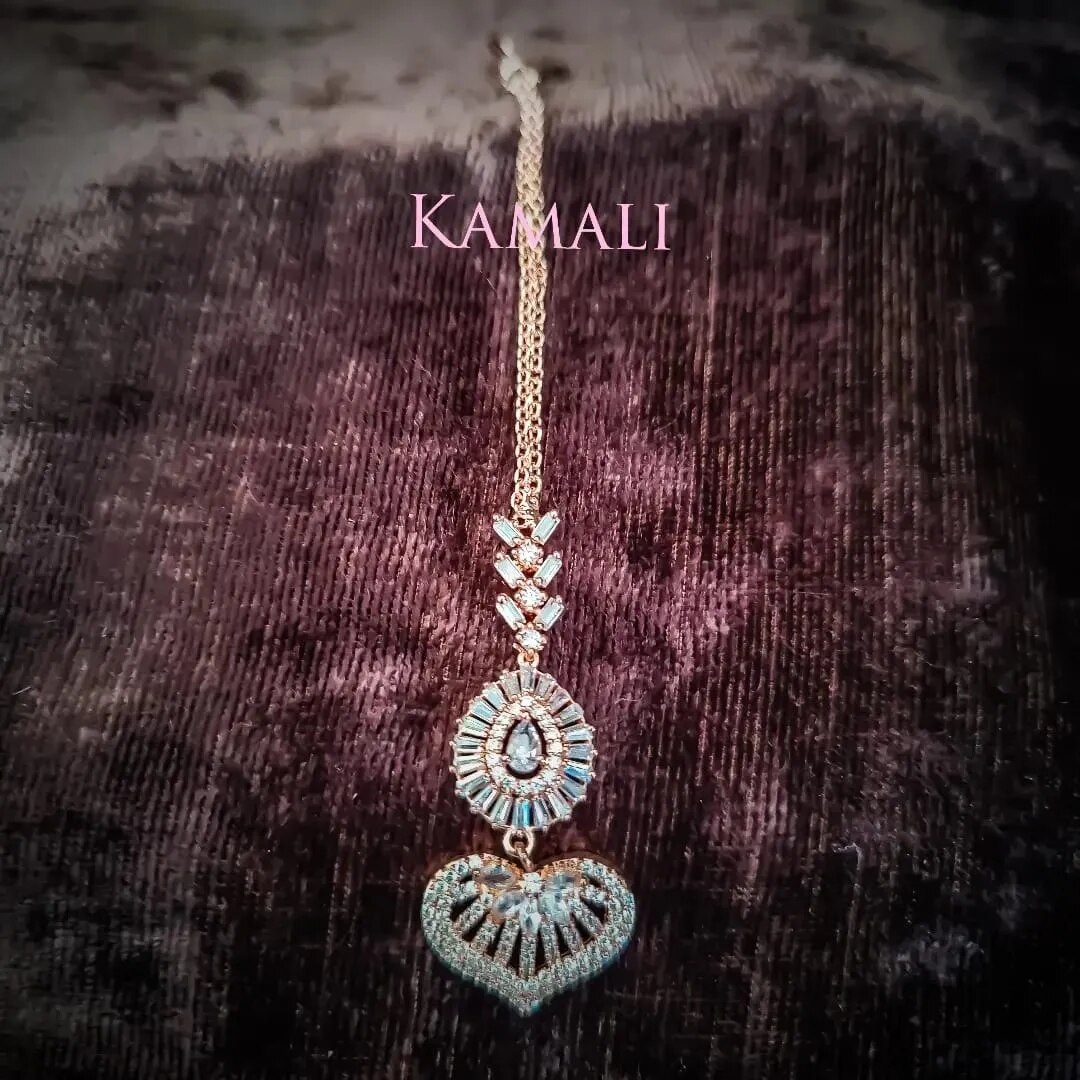 Rose Gold Plated Nethichutti image 1