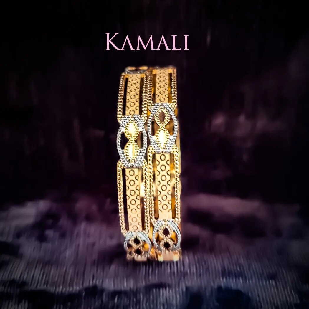 Gold Mix Bangles image 1