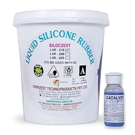 SILOCZEST LSR-210 (Shore 10 Soft Liquid Silicone Rubber) Moulding for Candle Making, DIY Resin, Soap, Crafts & Many More Pattern Making, Liquid Silicone Rubber (Supreme Mould Making Grade) Brand: SILOCZEST image 1