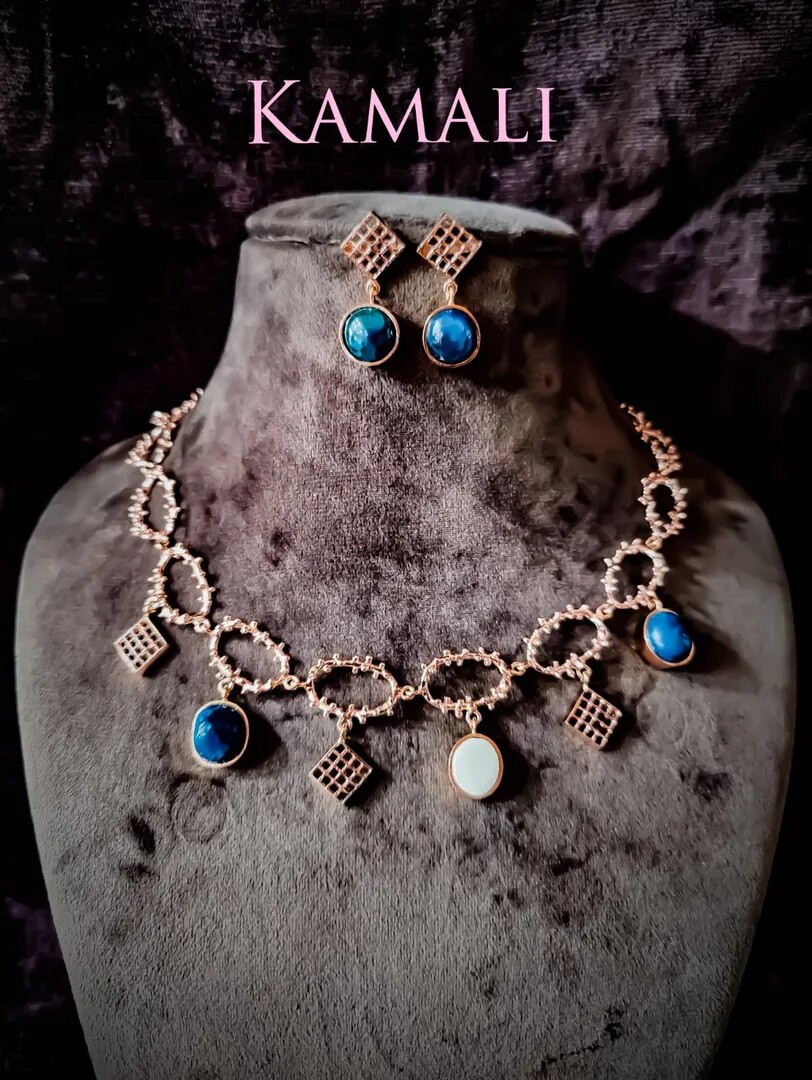 Mother Of Pearl Necklace Set image 1