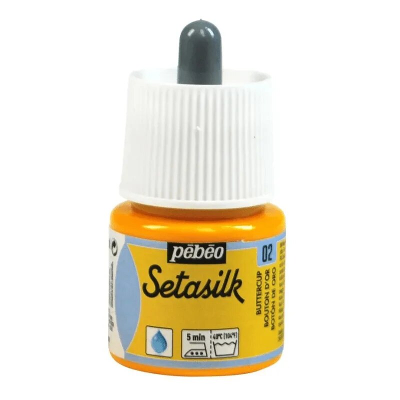 Pebeo Setasilk Silk Paint Colours – 45ML Buttercup image 1