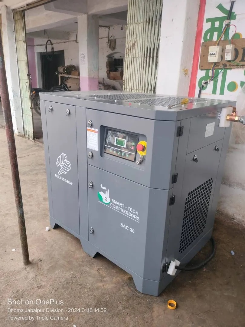 Smart -Tech Make 30 HP Fix Speed Compressor image 1
