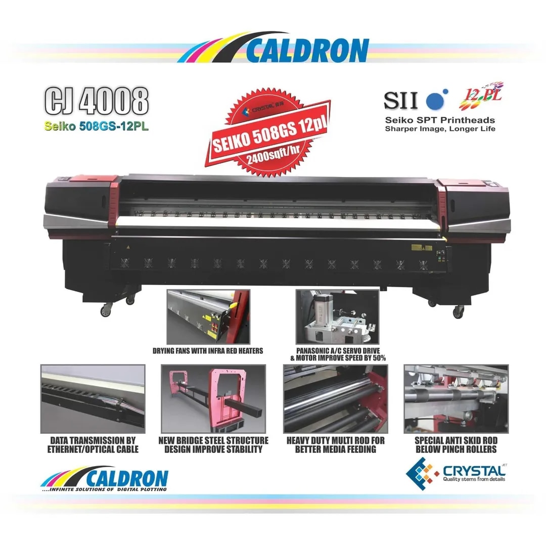 Caldron Seiko 12pl flex printer image 1