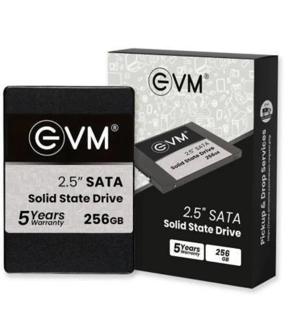 EVM 256GB SSD - 2.5 Inch SATA Solid-State Drive - Faster Boot-Up & Load Times with Read Speeds up to 500MB/s & Write Speeds up to 400MB/s - High-Performance Storage with 5 Year Warranty (EVM25/256GB)
image 1
