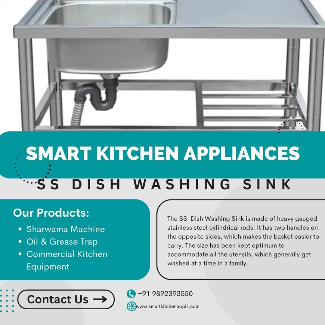 SS Dish Washing Sink image 1