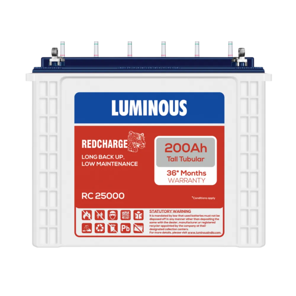 Luminous Battery RC 25000 200ah 12v image 1