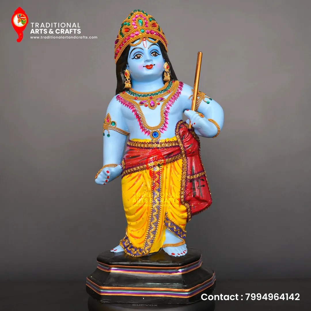 Vittappa krishna Murti Online (Height 2 feet /24 Inch /60 Cm ) image 1