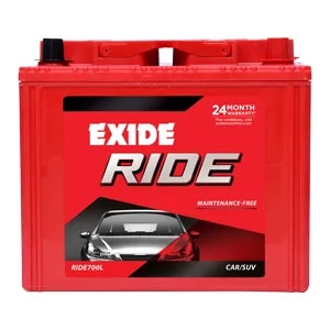EXIDE BATTERY SHOP RIDE RIDE700L 65AH image 1