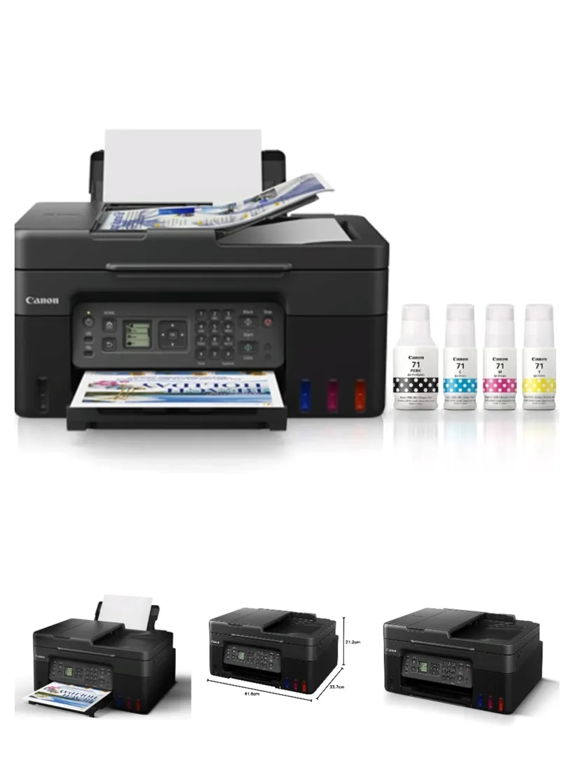 Canon PIXMA MegaTank G4770 All-in-one (Print, Scan, Copy) Wireless Inktank Printer with ADF and Fax image 1