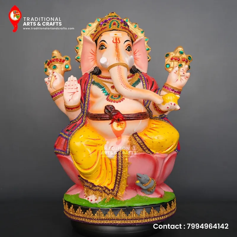 Ganpati Murti Height (56 Cm, 22 Inch , 2 Feet) image 1