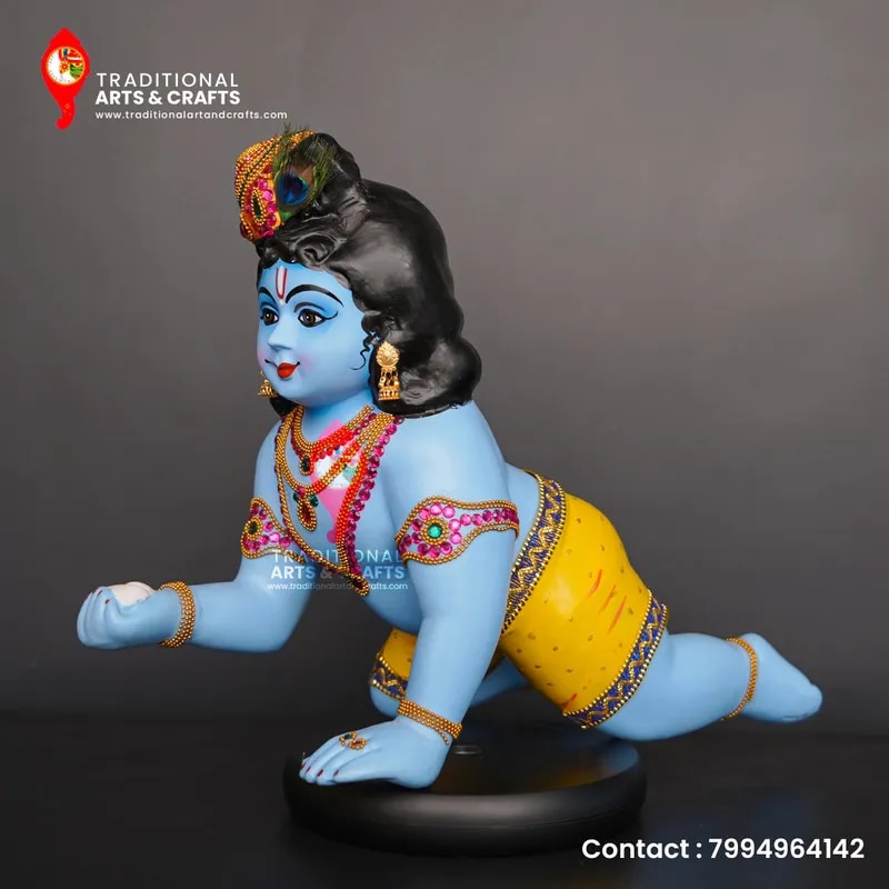 Little Krishna crawls image 1