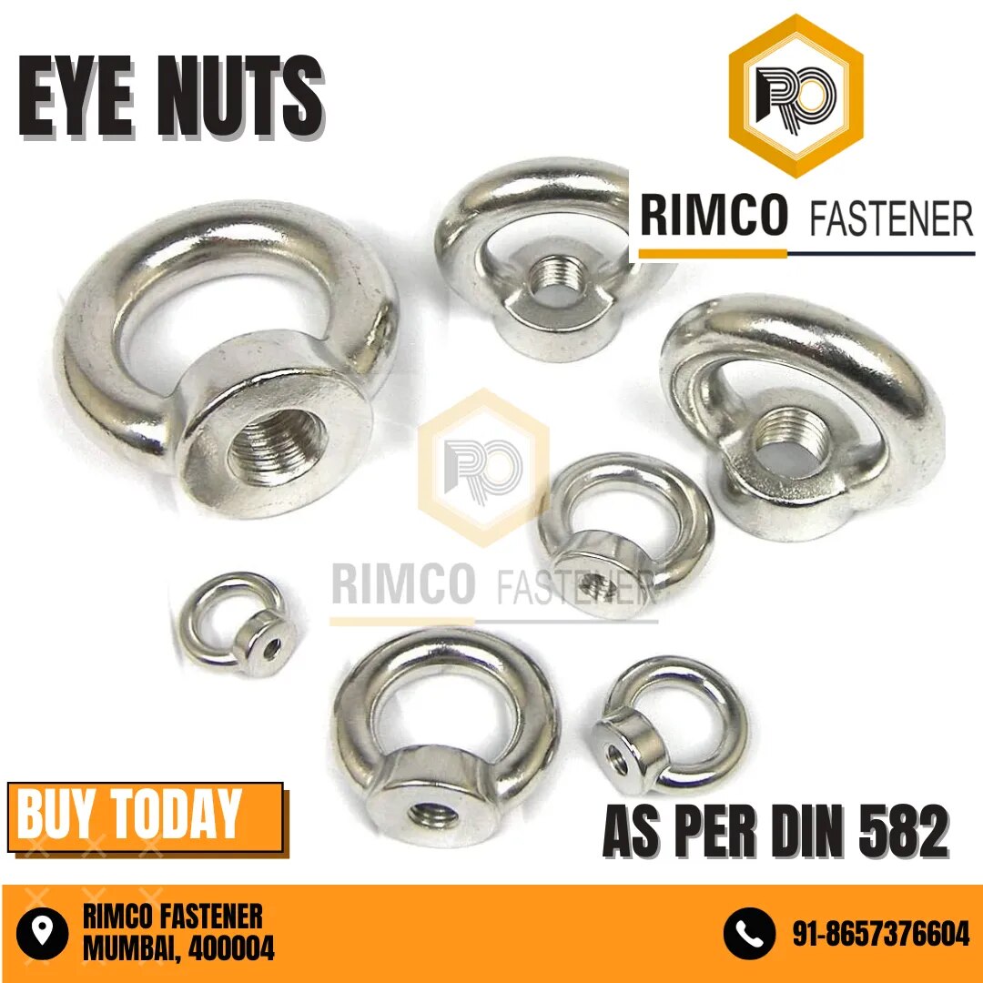 STAINLESS STEEL 304 EYE NUT image 1
