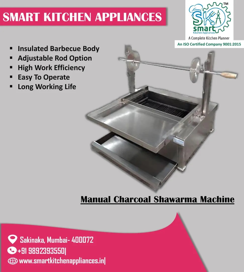 Manual Table Top Charcoal Shawarma Machine in Andheri Mumbai image 1