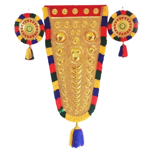 Nettipattam with Alavattam Combo (Nettipattam Total Height 6 Feet) image 1