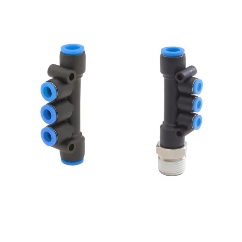Janatics Multi Distributor Fittings- M5, 1/8, 1/4, 3/8, 1/2, 3/4, 1” image 1