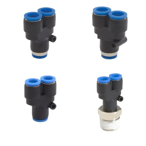 Janatics Y Type Fittings- M5, 1/8, 1/4, 3/8, 1/2, 3/4, 1” image 1