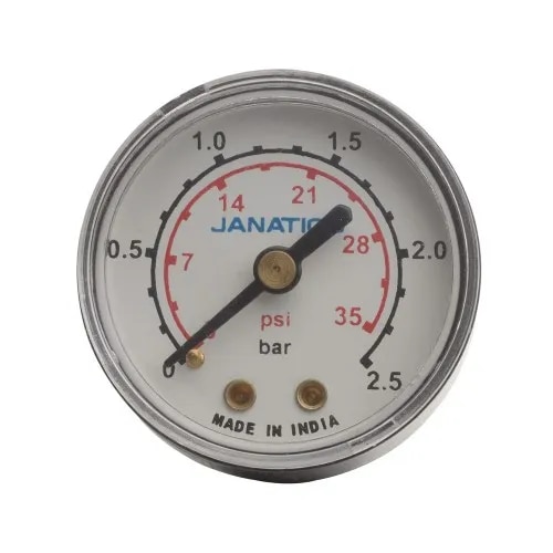 Janatics Pressure Gauge (FRL series - Sizes : G1/8, G 1/4) image 1