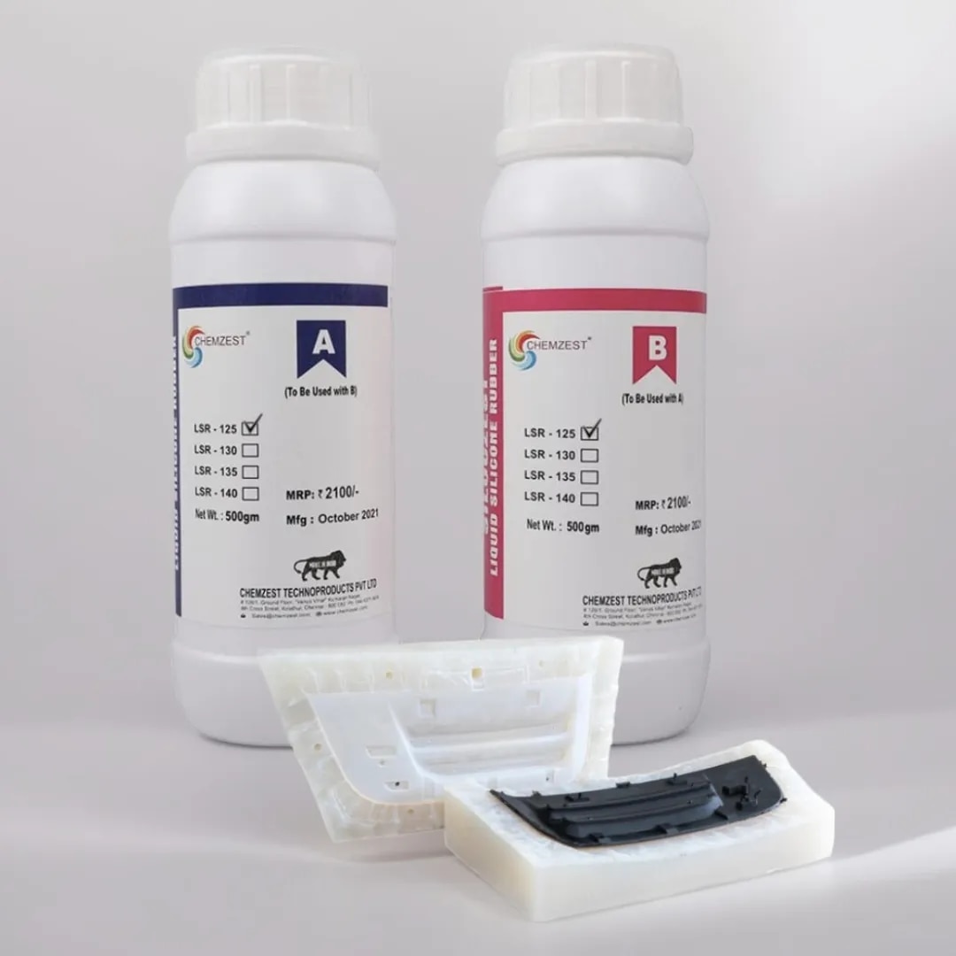 PLATINUM GRADE Liquid Silicone Rubber-LSR 125-1kg 25 shore image 1