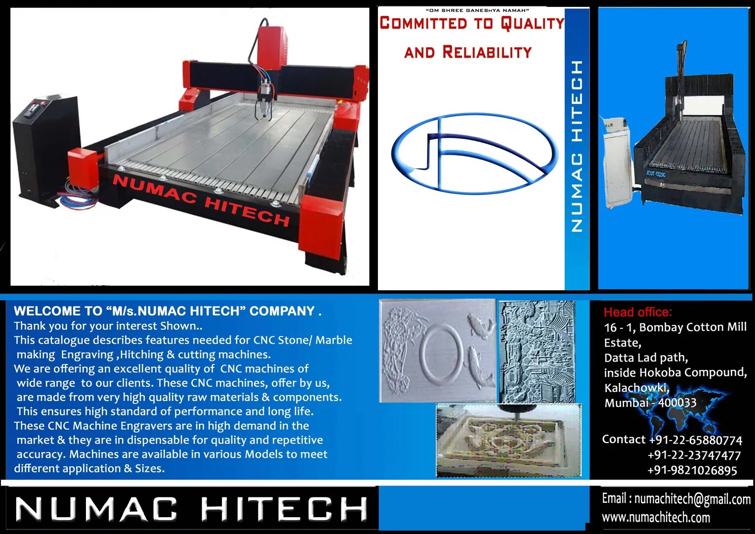 STONE ENGRAVING CNC ROUTER MACHINE image 1