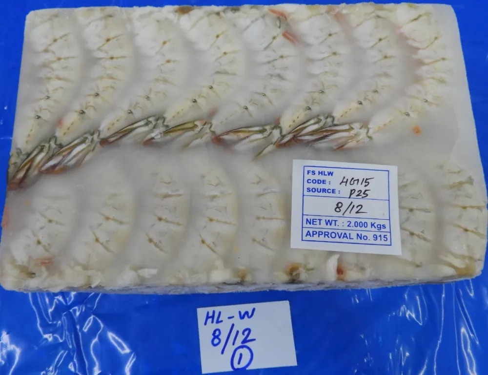 Headless white shrimps image 1