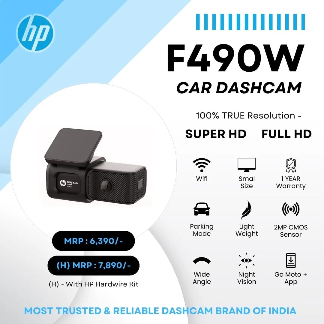 HP F490W car dashcam image 1