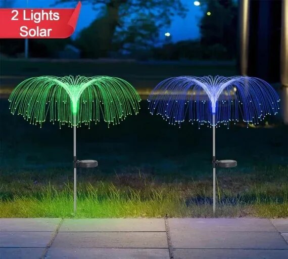 GARDEN SOLAR LIGHTS (PACK OF 2) image 1