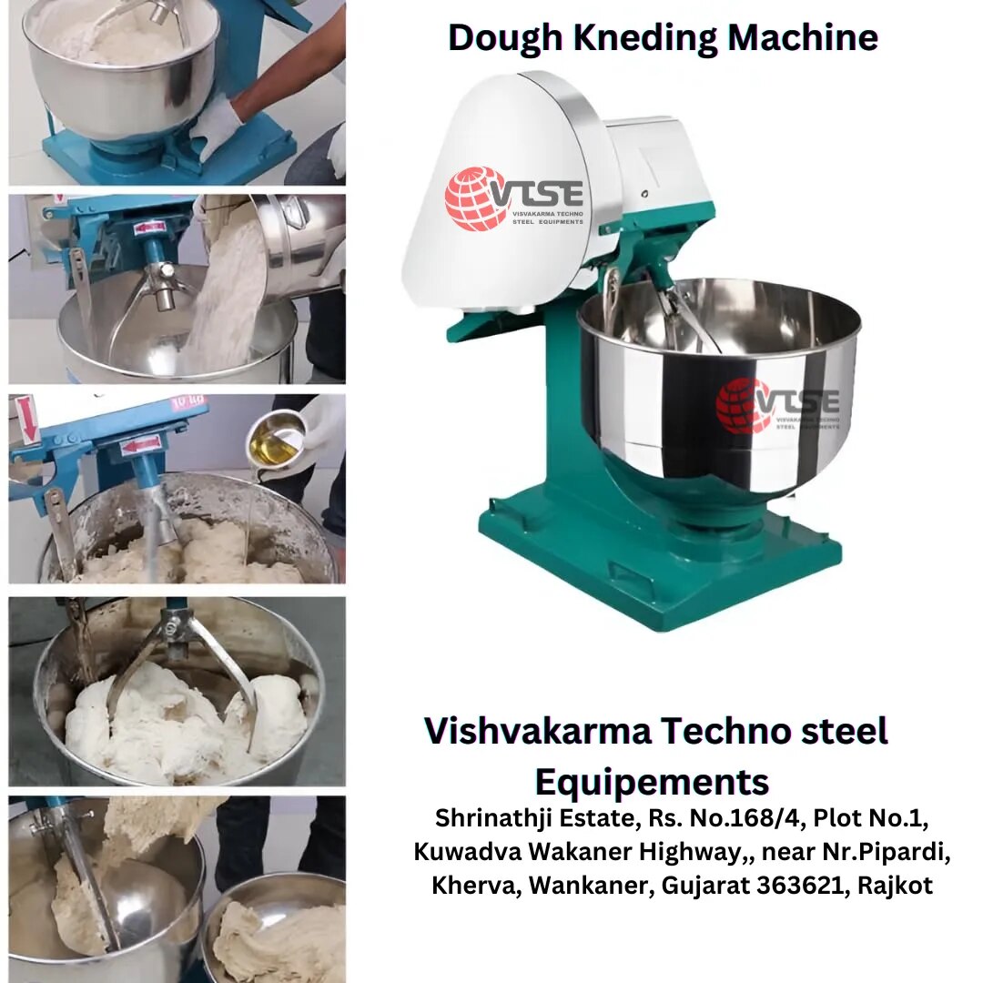 Commercial Dough Kneading Machine | SS 304 Industrial Dough Mixer Machine | VTSE image 1