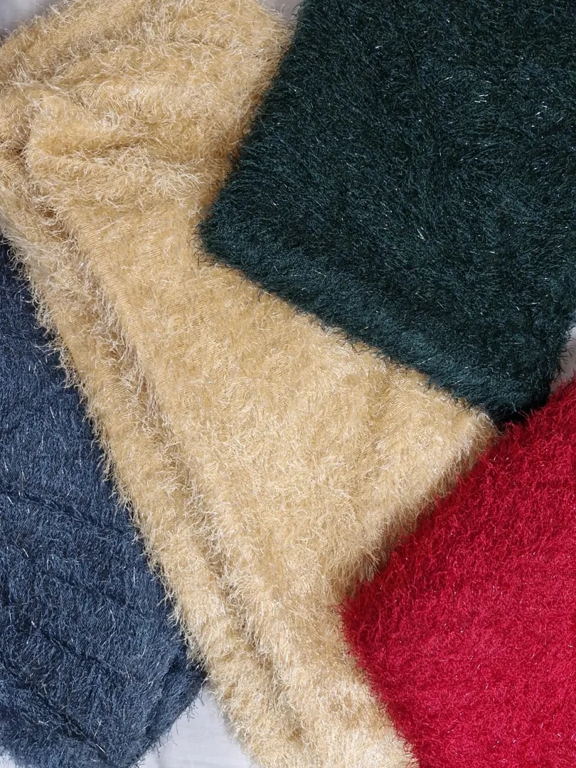 Grass Fur Fabric In Surat image 1