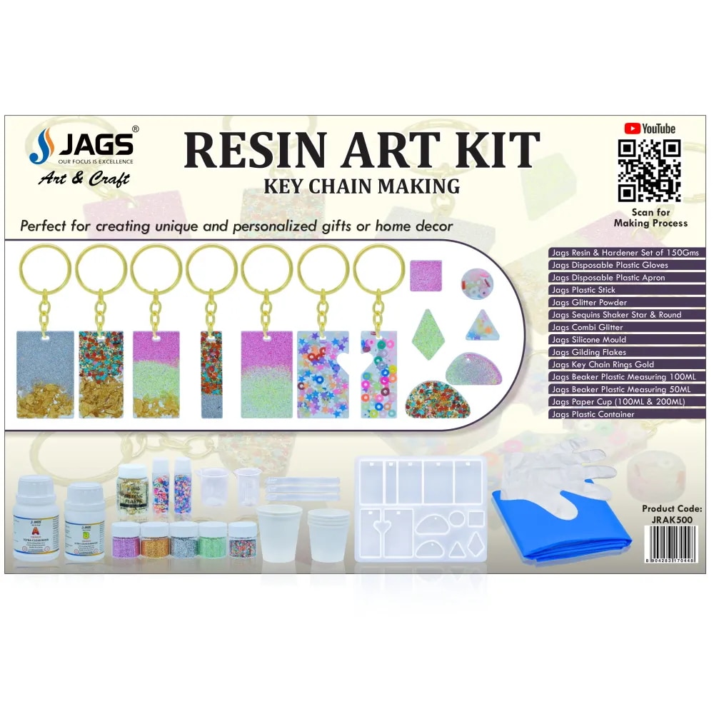 Resin Art Kit for Jewellery Making | Keychains, Lockets and Pendants image 1