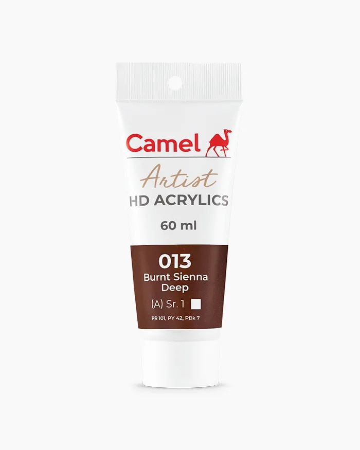 Camel Artist HD Acrylics Tubes Burnt Sienna Deep in 60 ml image 1