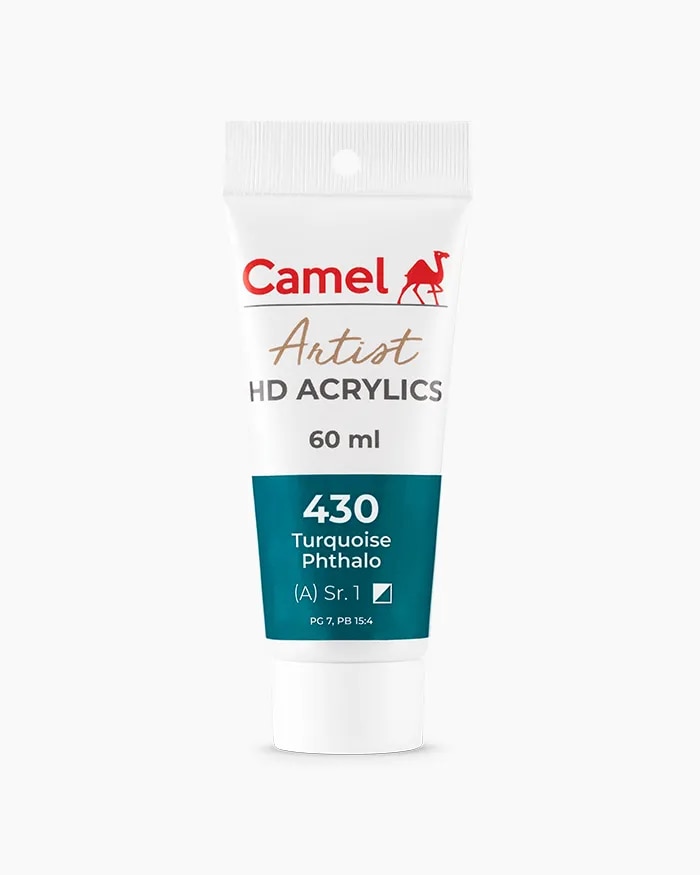 Camel Artist HD Acrylics Tube Turquoise Phthalo 60 ml image 1