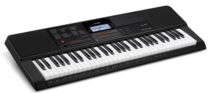 Casio CT-X700 61-Key Portable Keyboard, Black image 1