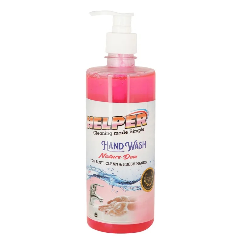 Hand Wash Liquid With Pump, Nature Dew -500ml. Bottle image 1