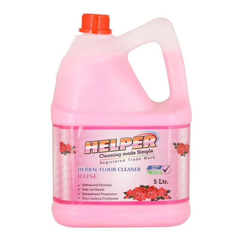 Herbal Scented Phenyle, Rose - 5 Liter Can image 1