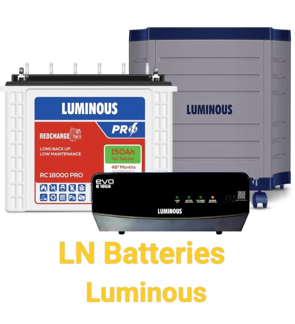 LUMINOUS EVO D1050VA UPS Inverter with RC18000 PRO & Trolley Battery 150AH image 1