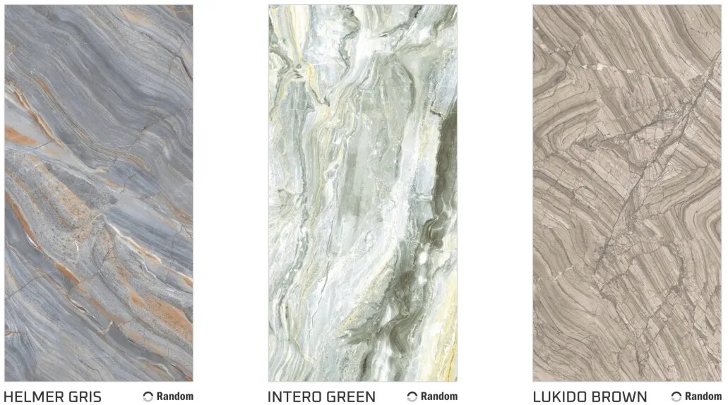 INTERO GREEN ||48X24 DARK RAFALE SERIES | GLOSSY PGVT image 1