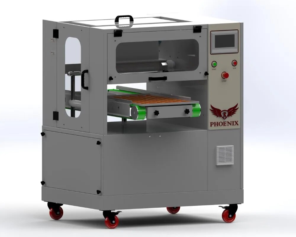 AUTOMATIC COOKIES DROPPING AND WIRE CUTTING MACHINE image 1