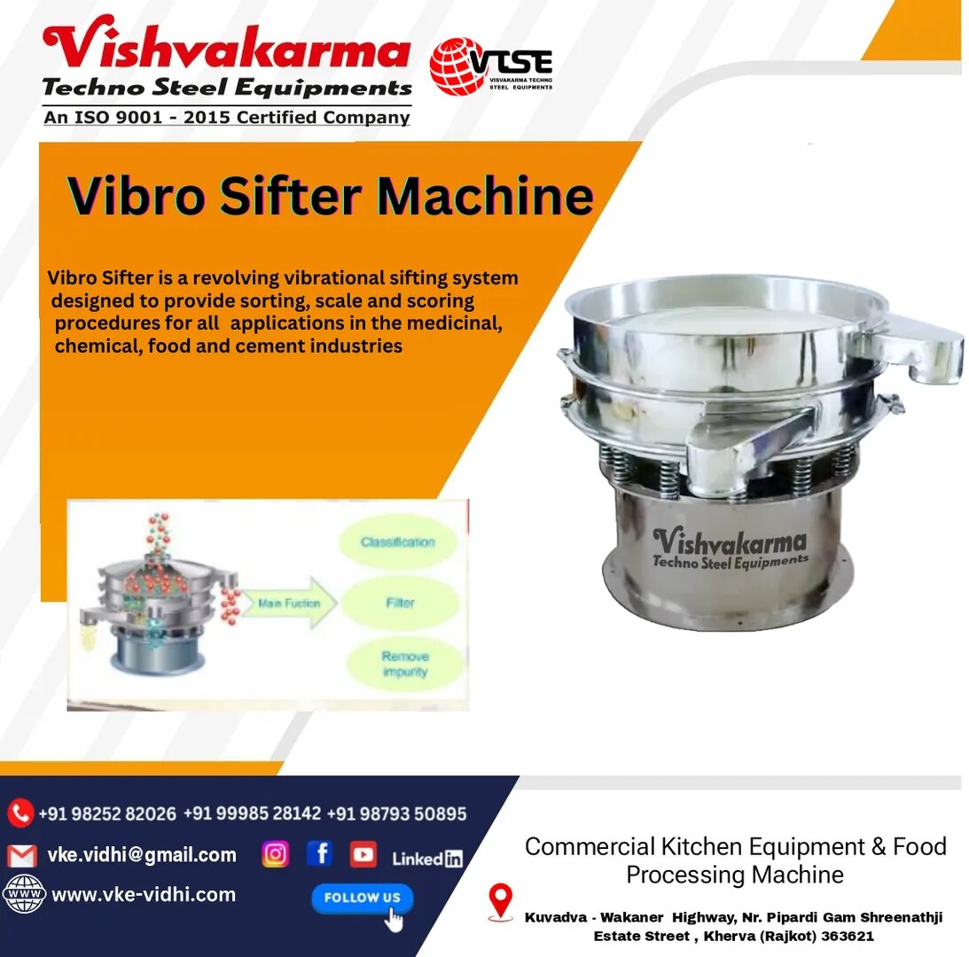 VIBRO SIFTER MACHINE 24X24 2FT image 1