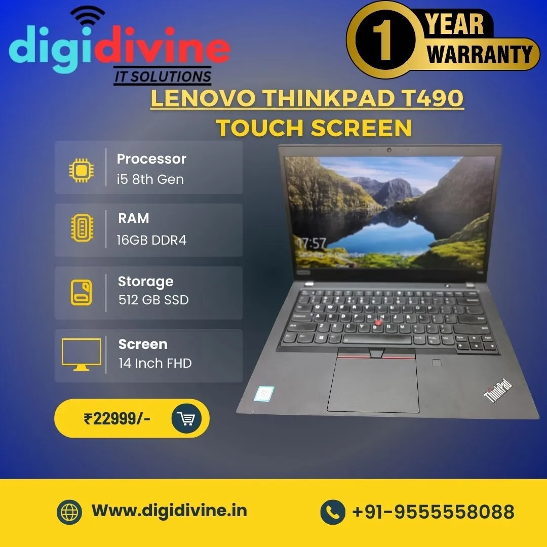 Lenovo ThinkPad T490 i5 8th 16GB 256GB SSD 14 inch Laptop (Refurbished) image 1