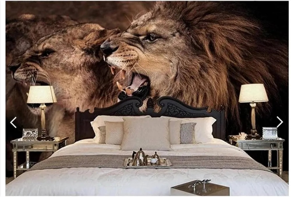 Customized Lion Theme Wallpaper image 1