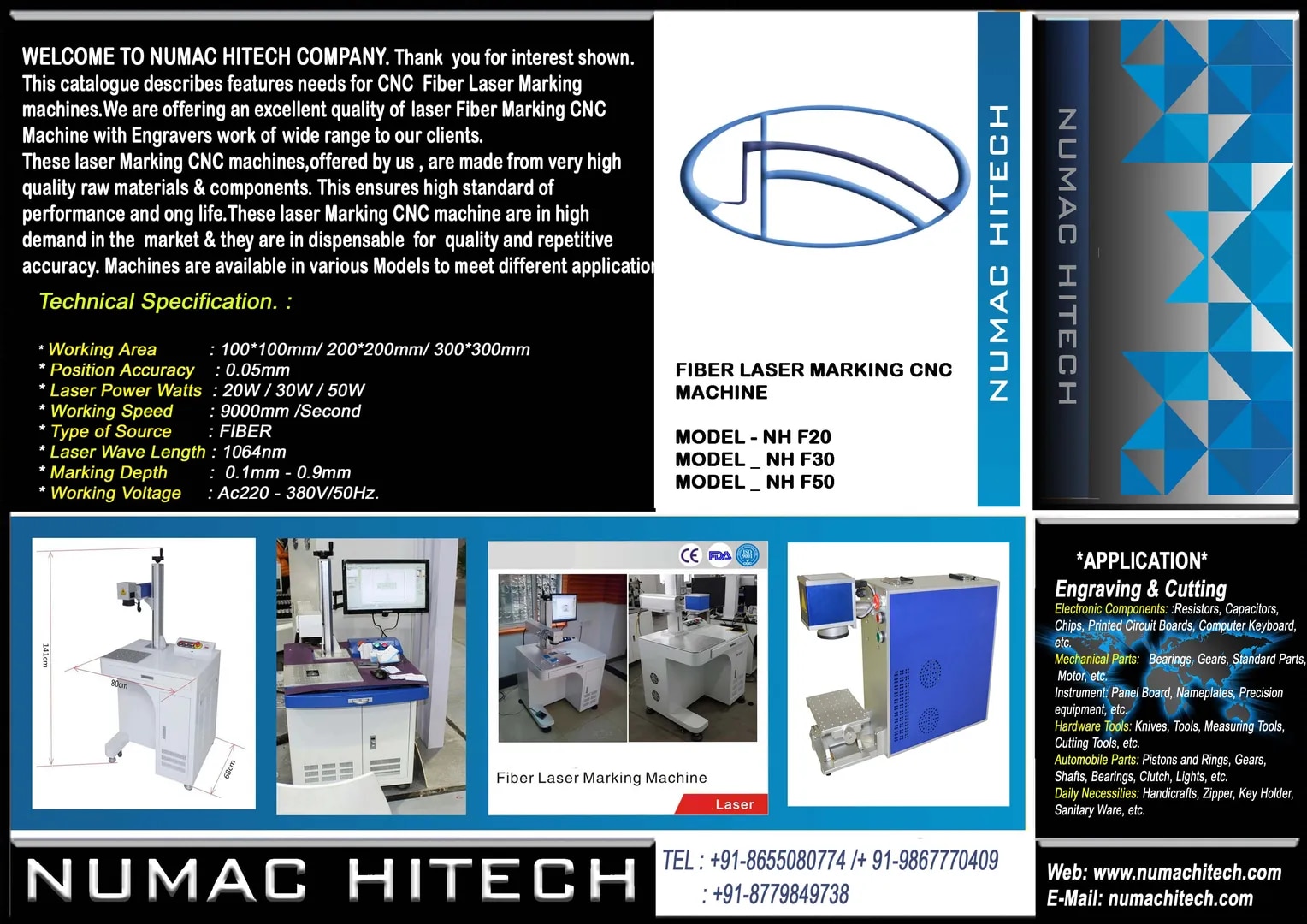 Fiber Metal Laser Marking Machine image 1