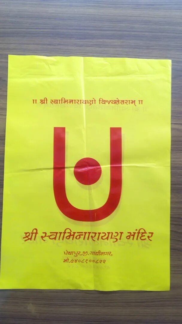Paper Multi Colour Printing Service bag image 1