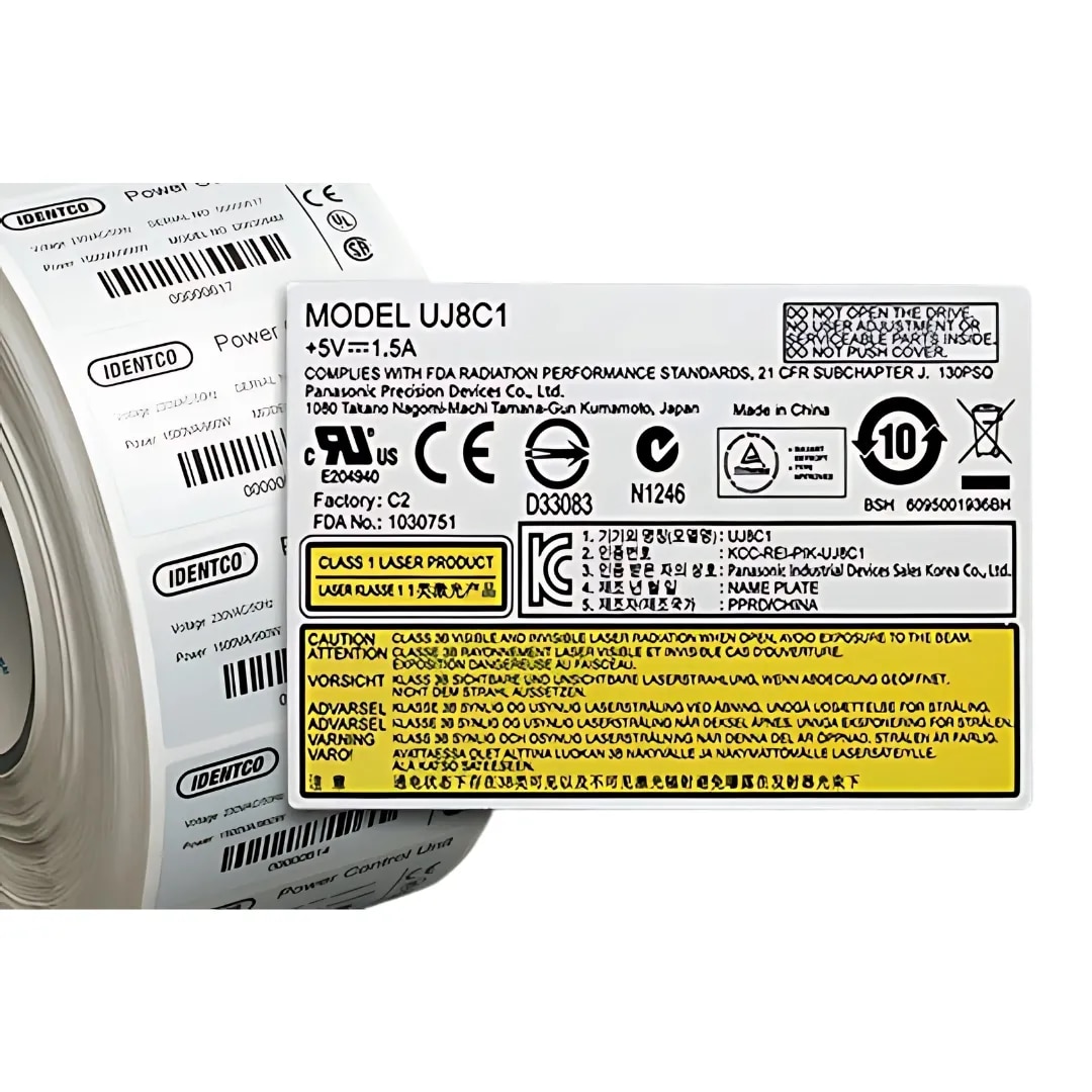 UL CERTIFIED LABELS image 1